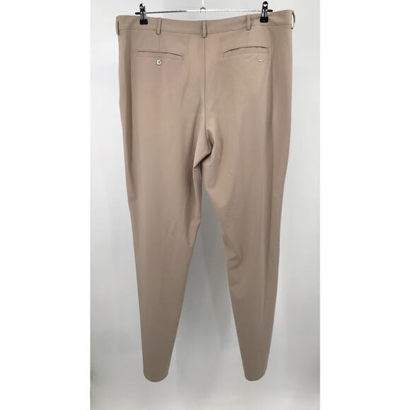 Nike Mens Tan Coaches Performance Chino Pants Size 40 Unhemmed - Picture 5 of 12